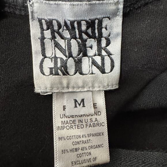 Prairie Underground Black Day Framing Long Sleeve Dress Size M - Picture 6 of 9